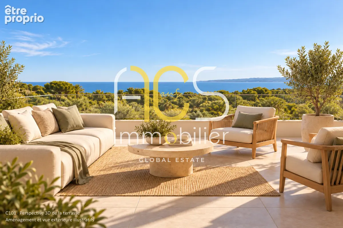 Sainte-Maxime - Vue mer, 4 chambres et terrasse de 52,57 m² - photo 1