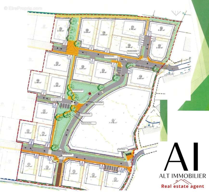 Terrain à LA LANDE-DE-LOUGE