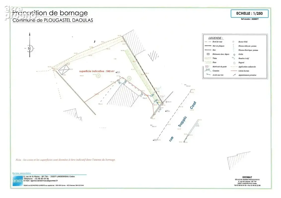 Terrain 540 m² à vendre à Plougastel-Daoulas (29470) - photo 2