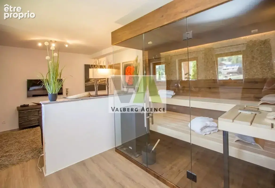 Chalet d'exception en rondins au pied des pistes - photo 23