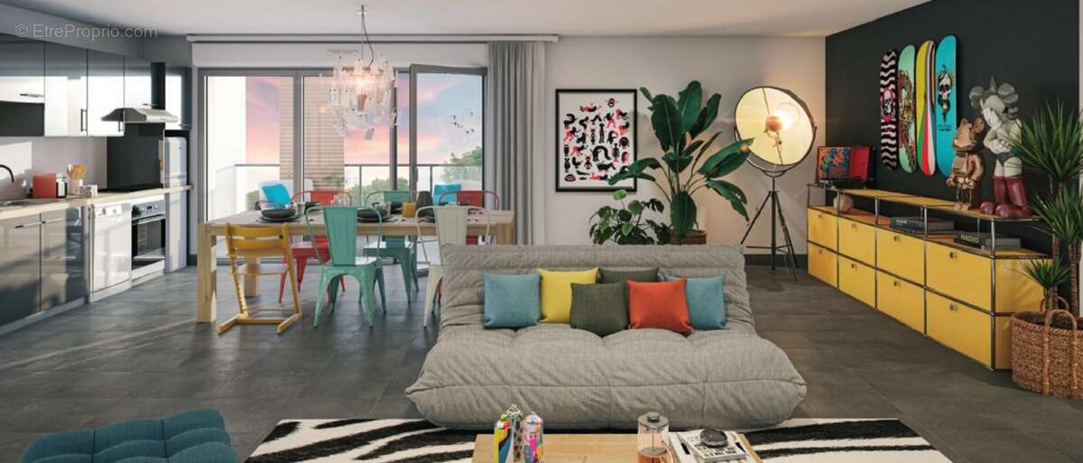 Appartement 4 pièces 85m² avec terrasse de 74m² en rooftop quartier Barrière de Paris à Toulouse - photo 2