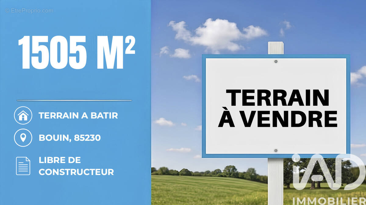 Photo 1 - Terrain à BOUIN