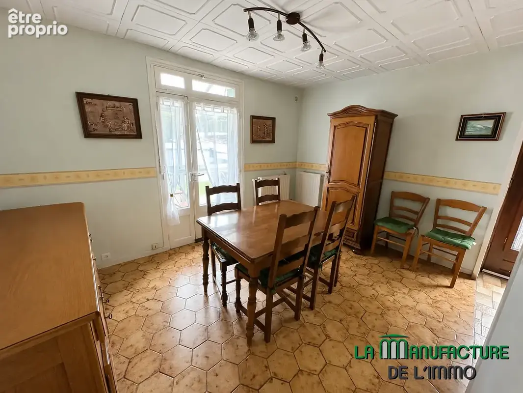 Maison mitoyenne de ville de type T2 de 37,14 m2  + sous-sol complet / Firminy - le Mas - photo 4