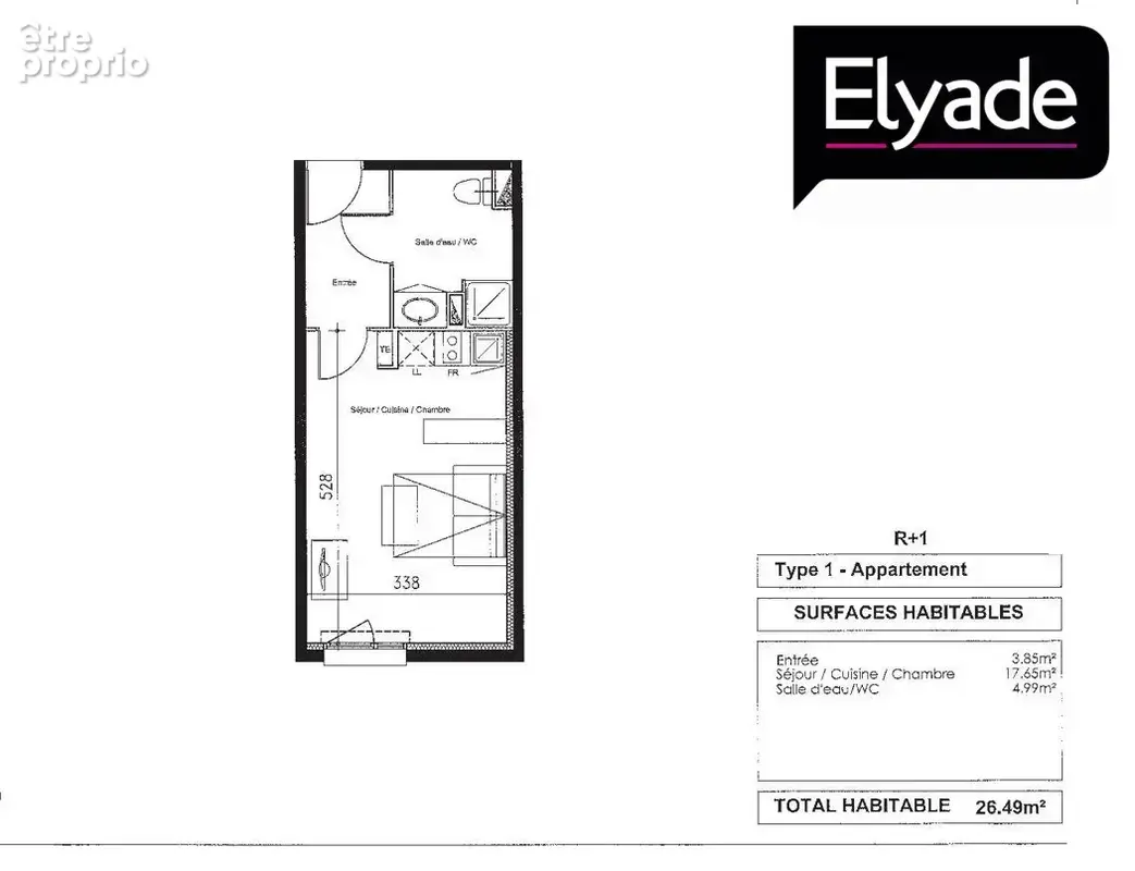 Appartement 1 pièce 26 m² à vendre à Toulouse (31200) - photo 8