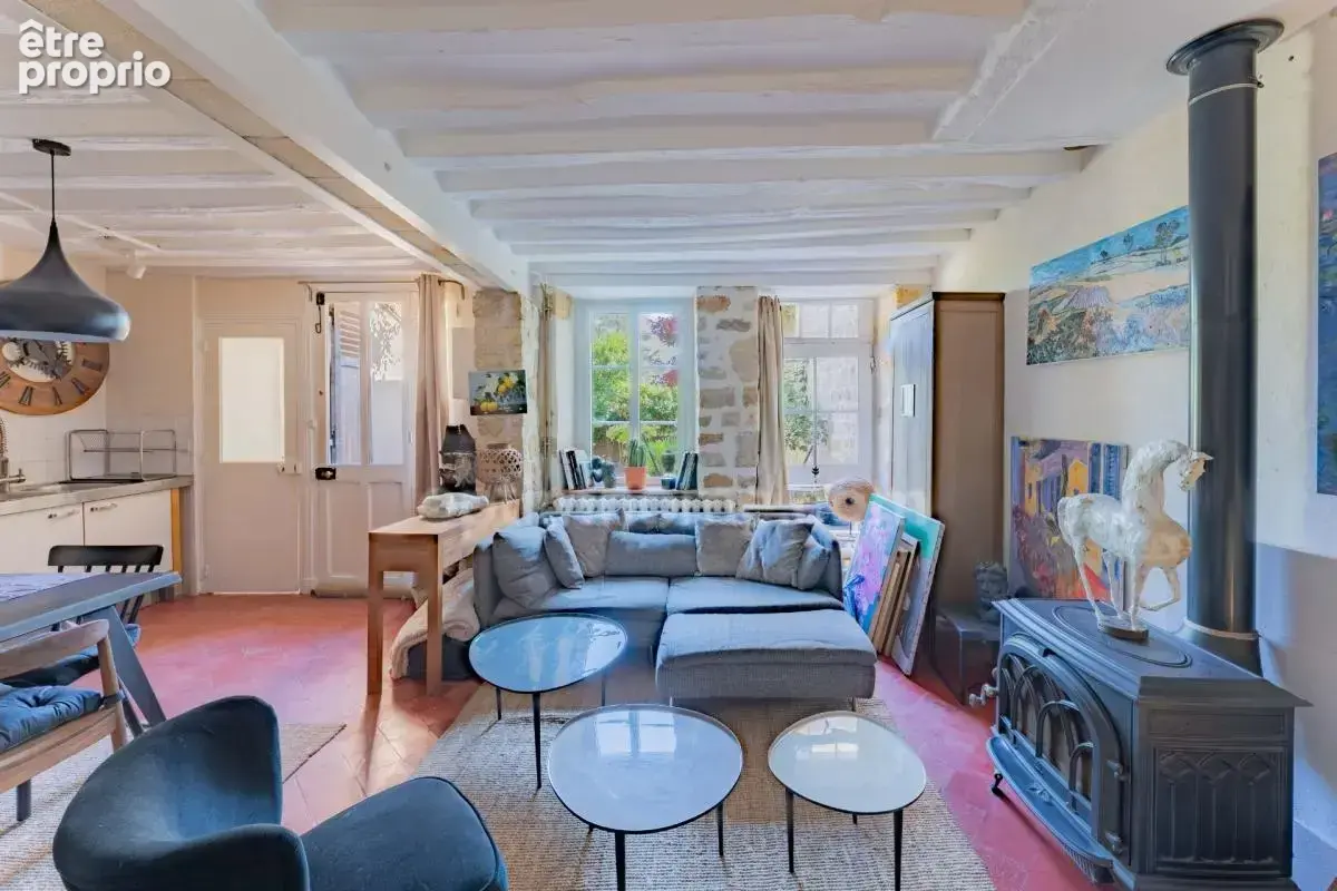 AUVERS-SUR-OISE, VAL D’OISE (95) : Maison de charme - 104 m² habitables (129 m² au sol) – 5 pièces principales - fraîche cave tr - photo 13