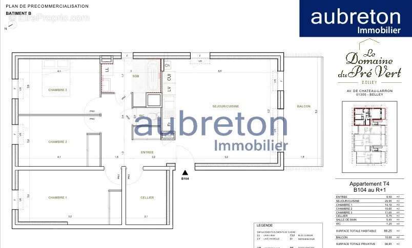 Appartement à BELLEY