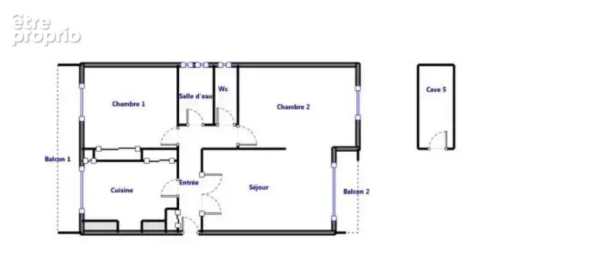 Cauderan centre - t3 de charme avec 2 balcons parking et cave - photo 13