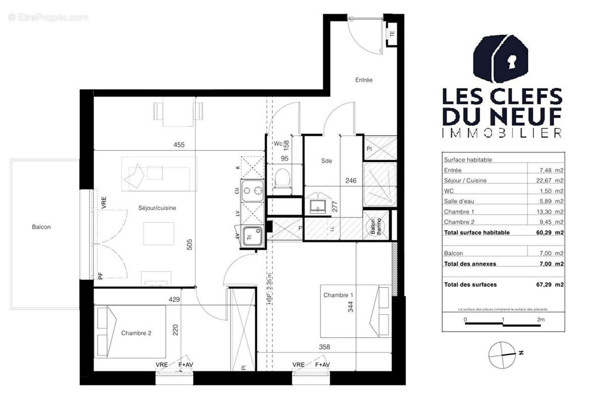 Appartement à TOURNEFEUILLE