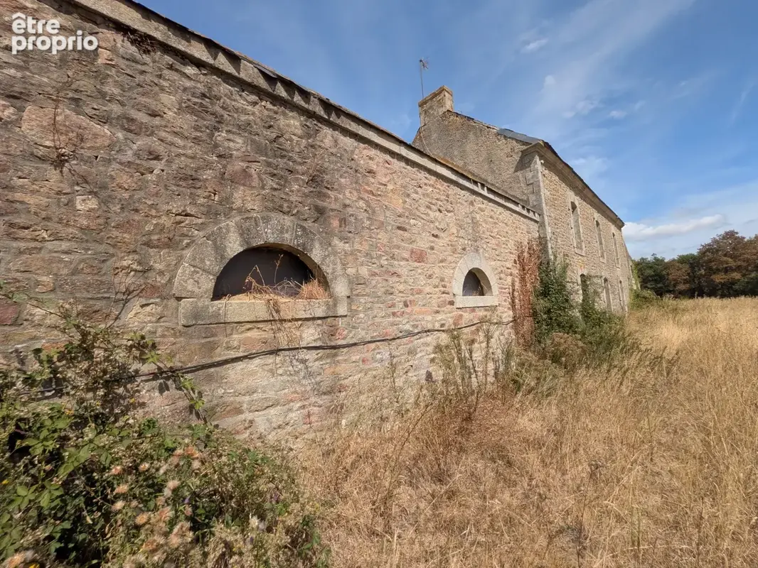 Nostang propriété composée d'une maison en pierre à rénover avec trois dépendance un puits et 21 hectares environ - photo 6