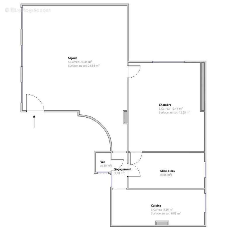 Appartement à PARIS-3E