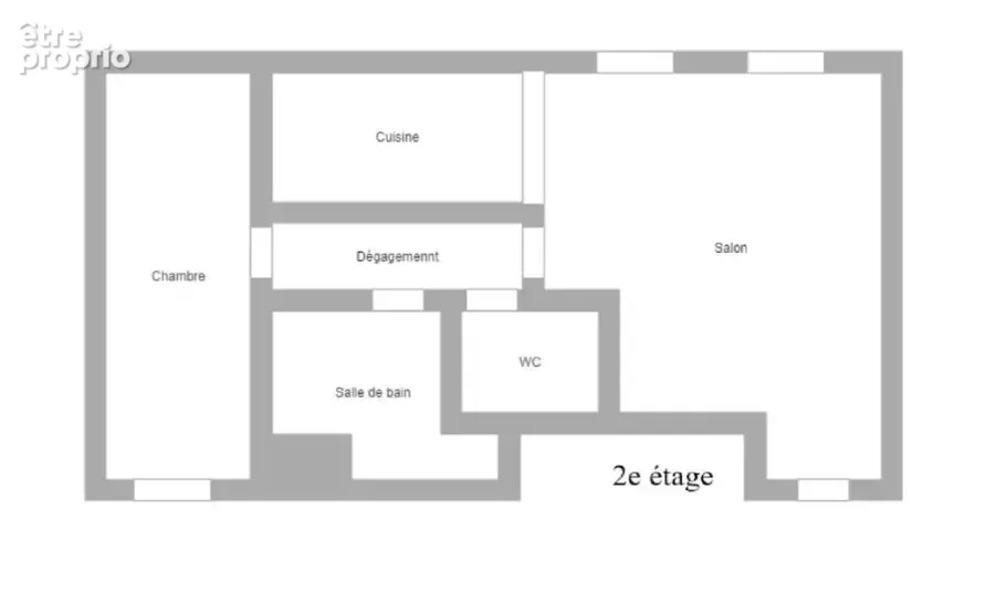 Secteur Mairie de Reims, appartement 2 pièces rénové - photo 8