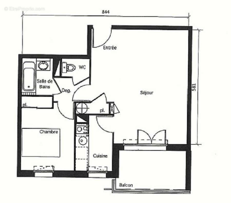 Appartement à SAINT-ANDRE-DE-CUBZAC