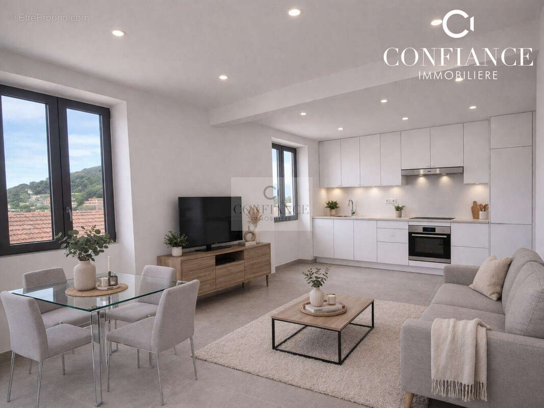 Appartement à LA TURBIE