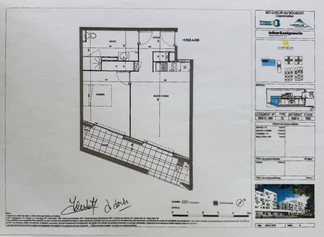 Appartement à LE BOUSCAT