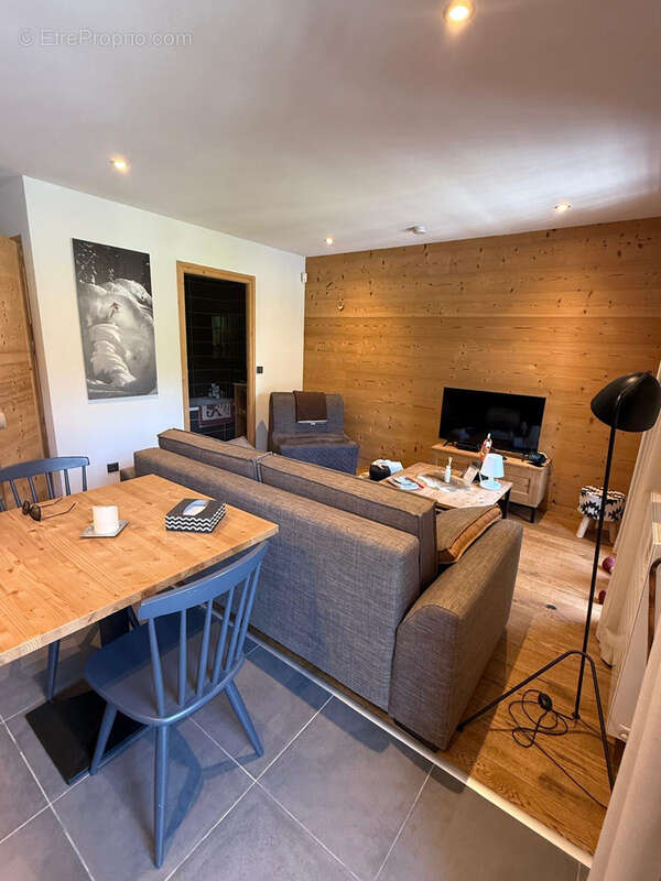 Combloux 74920, studio meuble avec balcon et parking en sous sol - photo 5