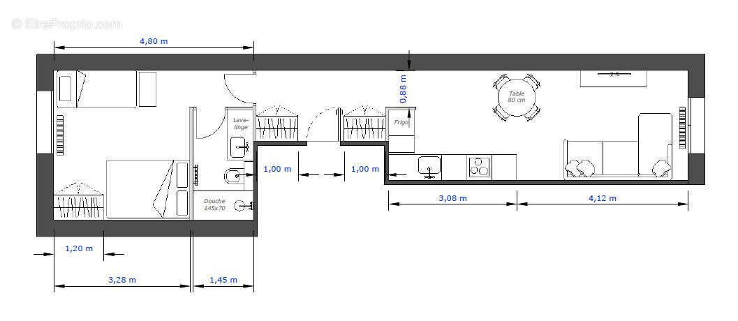 Appartement à SAINT-NICOLAS-DE-PORT