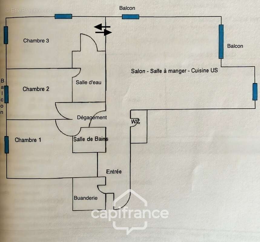 Appartement à vendre 4 pièces LA RICHE (37) - photo 17