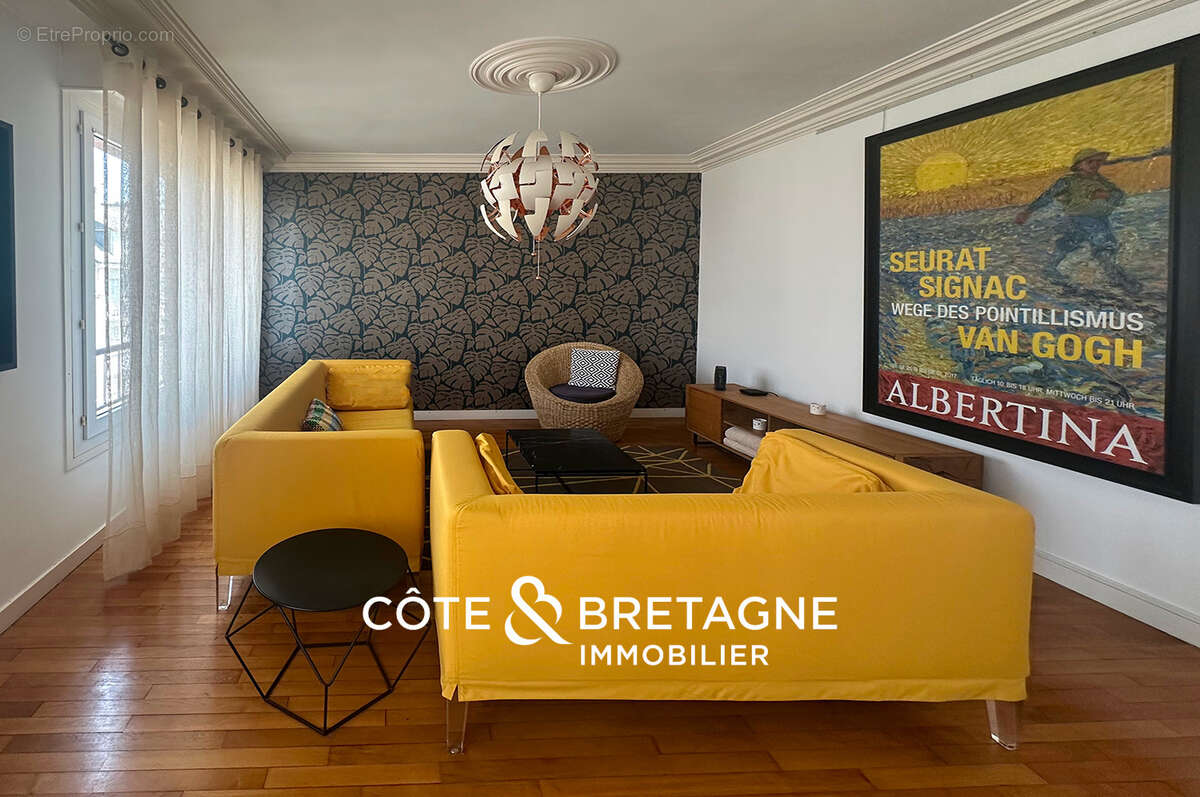Bel appartement de charme en coeur de ville, lorient centre  réf : 2026100 - photo 3