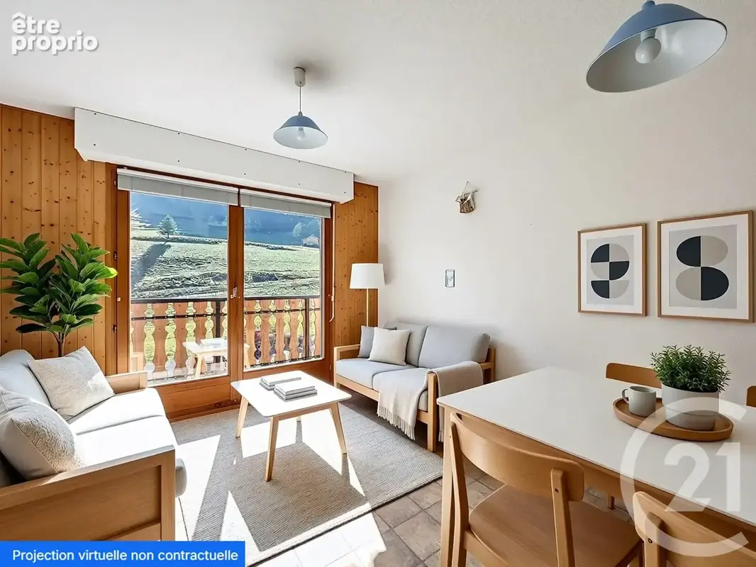 Appartement 2 pièces 43 m² à vendre à Le Biot (74430) - photo 1