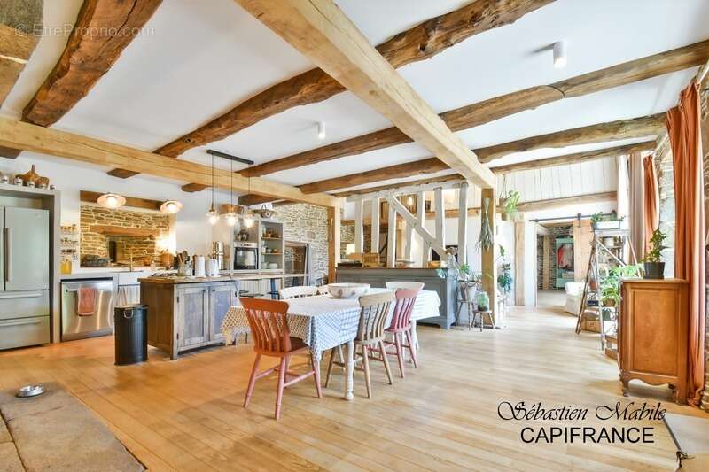 Chambres d'hôtes et gîte à vendre en Bretagne 9 pièces SOUGEAL (35) en Baie du Mont Saint Michel - Terrrain de 2200 M² - photo 5