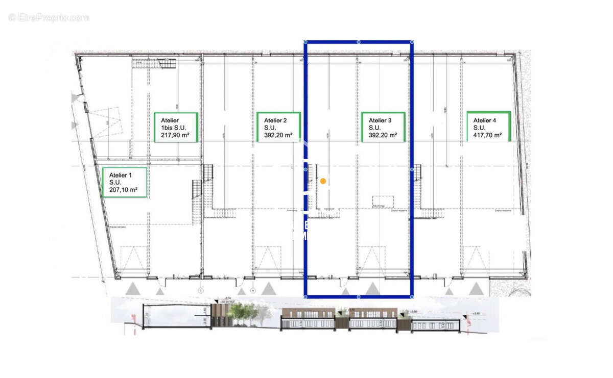 Commerce 392 m² à Le Bignon  - photo 5