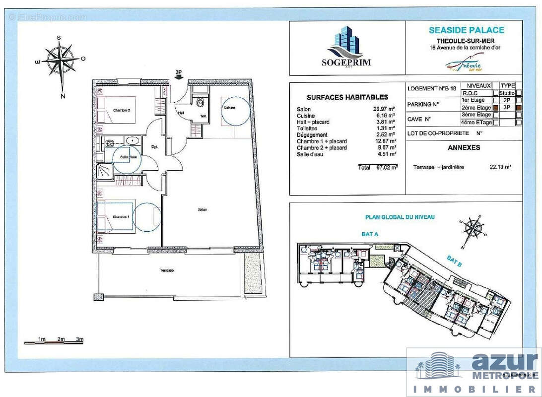 Appartement à THEOULE-SUR-MER