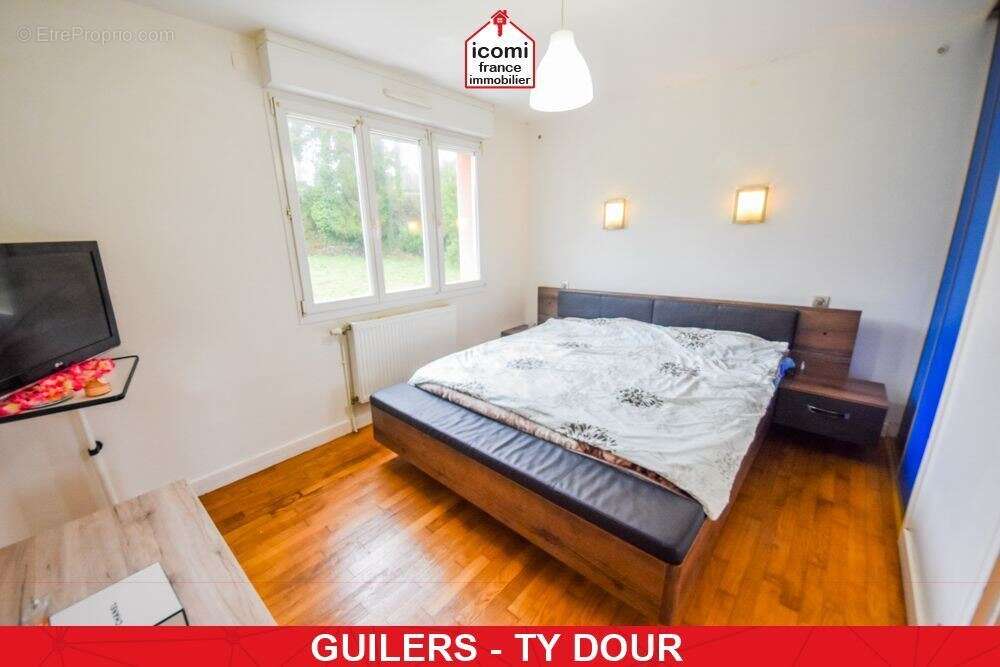 Finistere - guilers (29820) - a vendre - maison individuelle t8 135m² - 6 chambres - double garage - sur terrain de 2425m² - photo 8