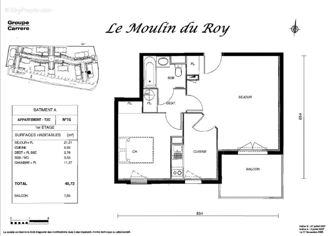 Appartement à GERZAT