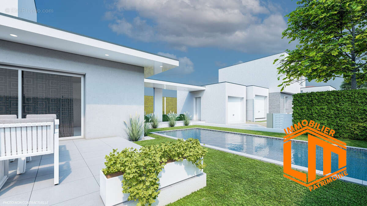 Ex. de réalisation possible lot 6 - Terrain à BESSAN