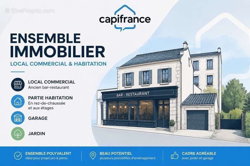 PLEYBEN (29) - Immeuble mixte - Local commercial 200m²  + habitation 166m² -  fort potentiel - photo 4