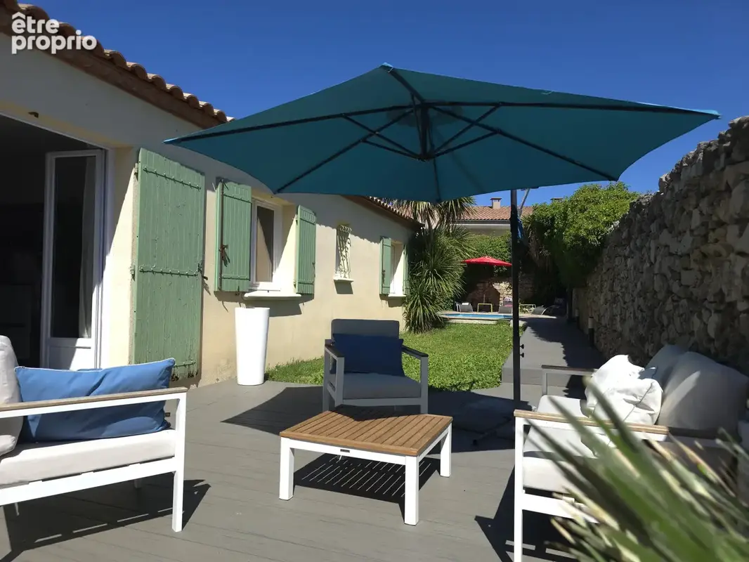 Poussan, villa 5 pièces de plain-pied sur terrain de 492m2, - photo 2