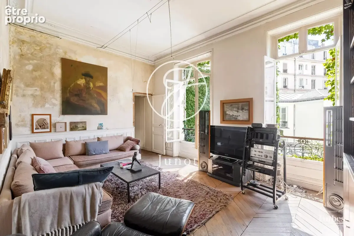 Paris 9e - BLANCHE / RUE DE BRUXELLES - Appartement  - 7 pièces - 230,28m² Carrez - 239,38m² au sol - 4/5 chambres - photo 10