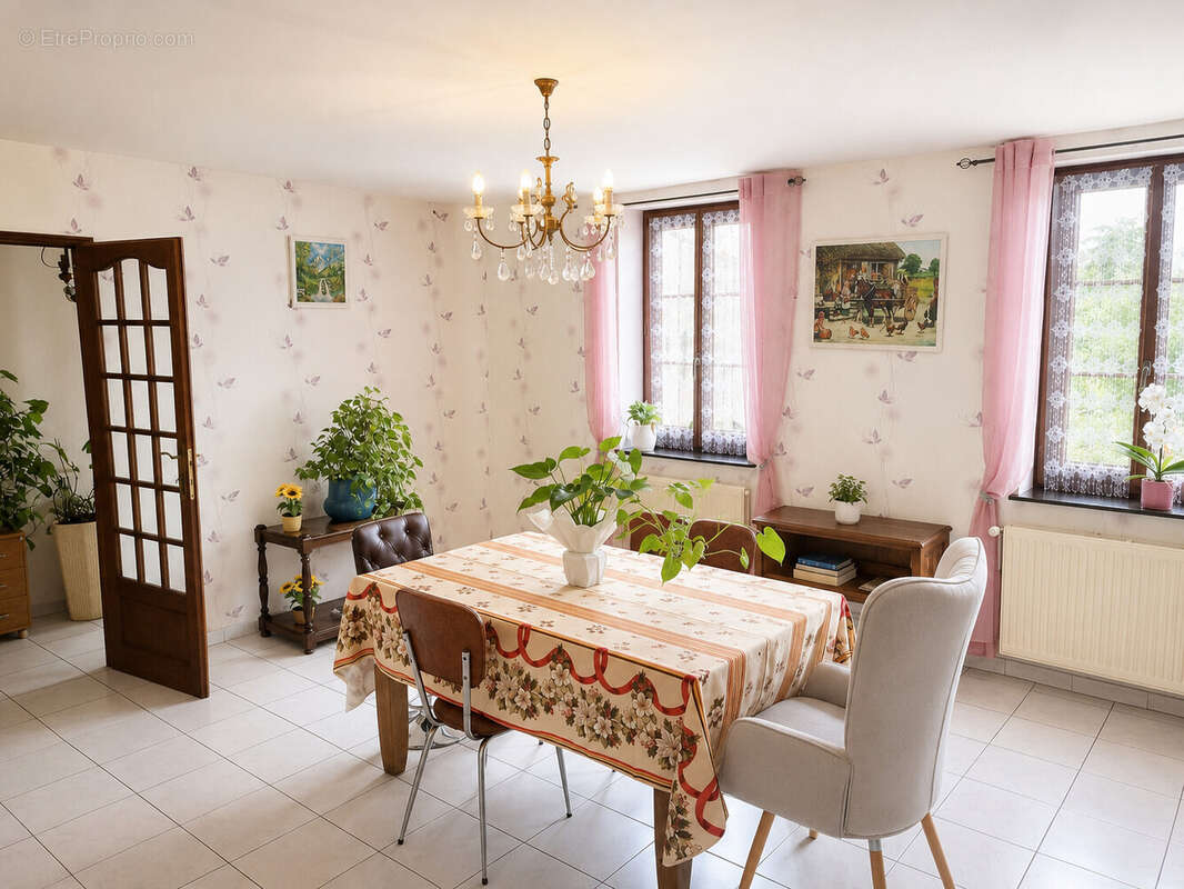 Salle de séjour - Maison à GERGY