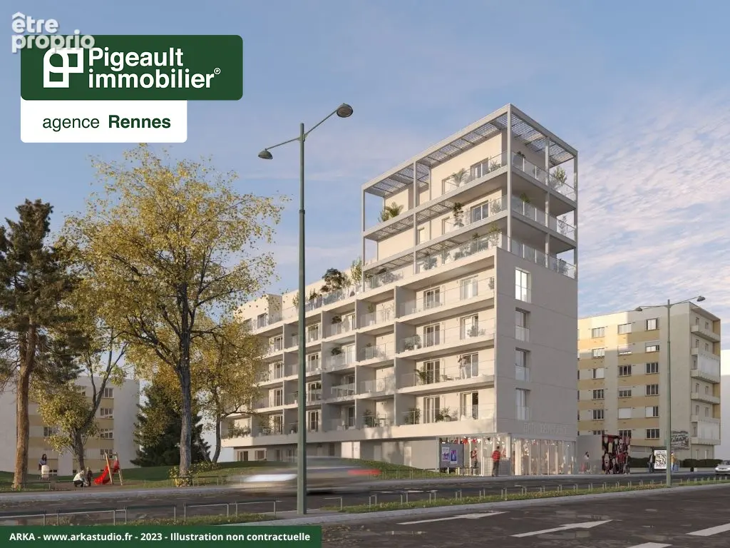 Studio à vendre - Rennes - Moulin du Comte - Terrasse - photo 2