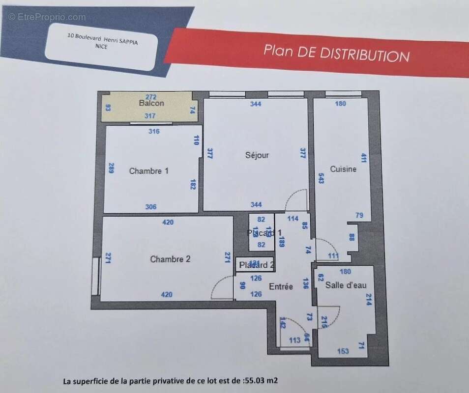 Appartement à NICE