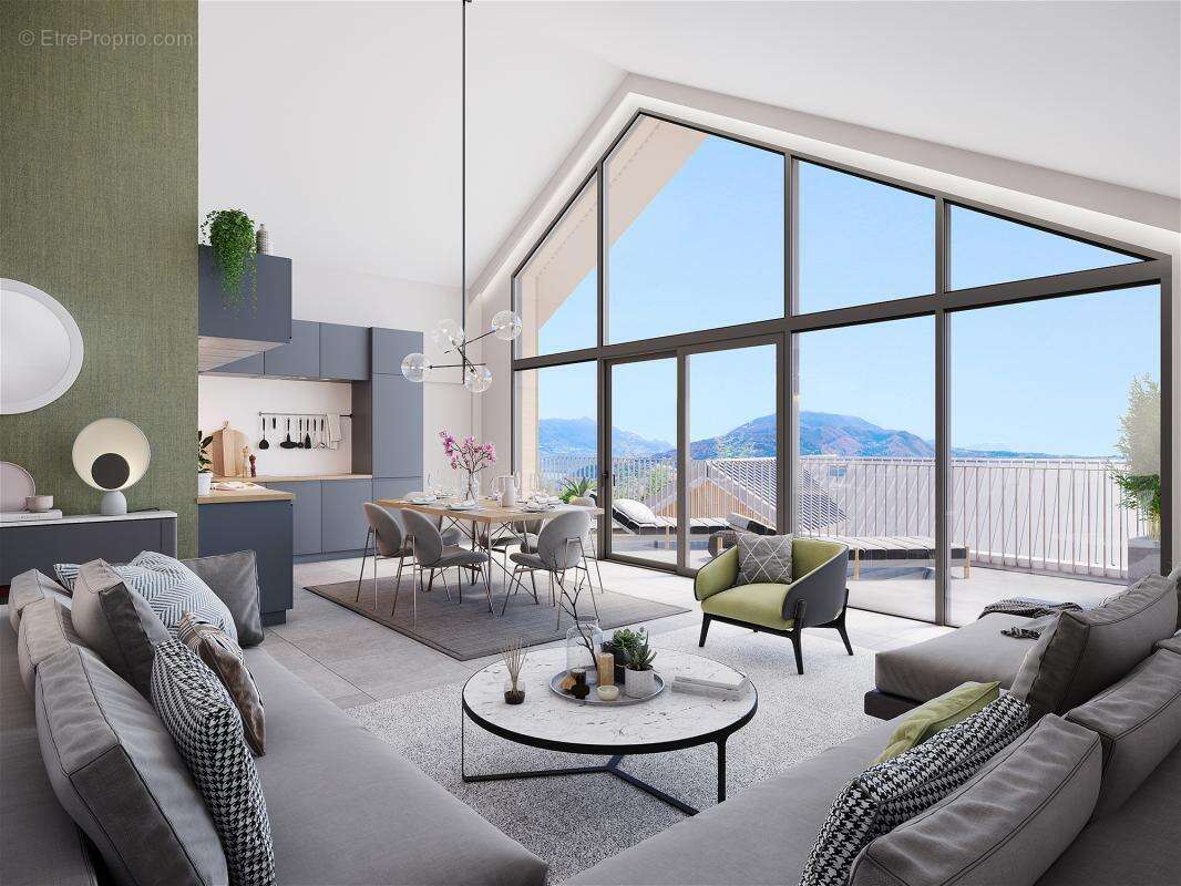 Superbe attique T4 neuf avec vue panoramique sur les montagnes - Emménagement immédiat - photo 3