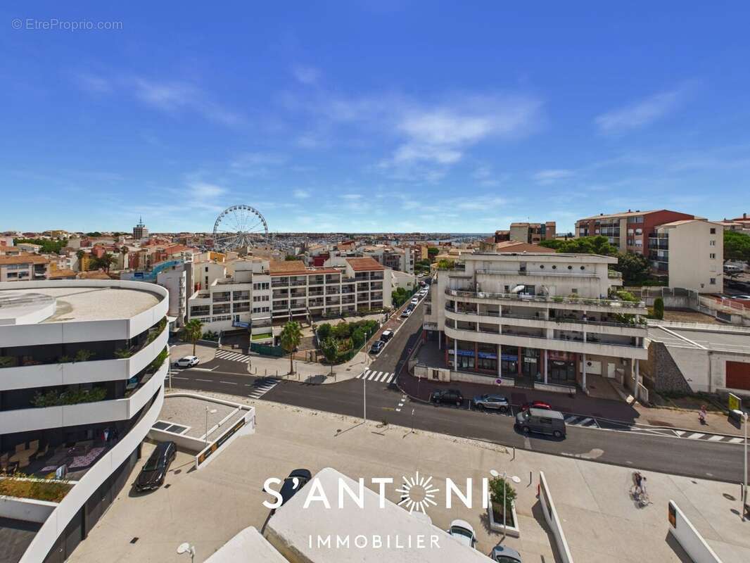 LE CAP D'AGDE - CENTRE PORT - Résidence ICONIC - Vue panoramique & terrasse exceptionnelle en dernier étage appartement T4 avec  - photo 12