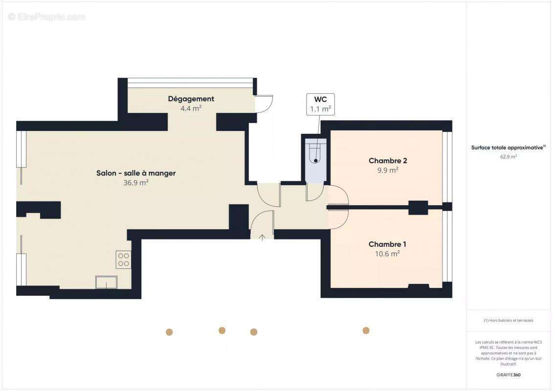 Appartement à MARSEILLE-9E