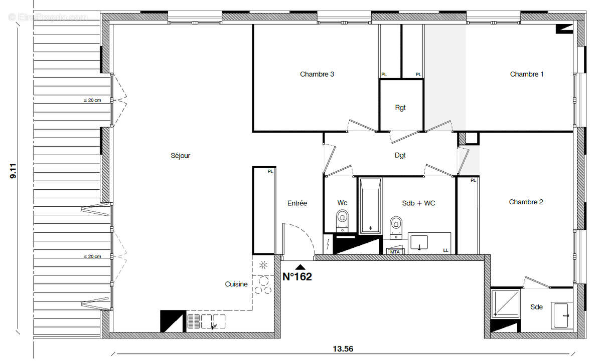 Appartement à TOULOUSE