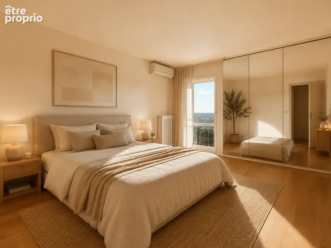 Appartement de 108 m2 -Balcon, vue dégagée, Parking inclus - photo 11