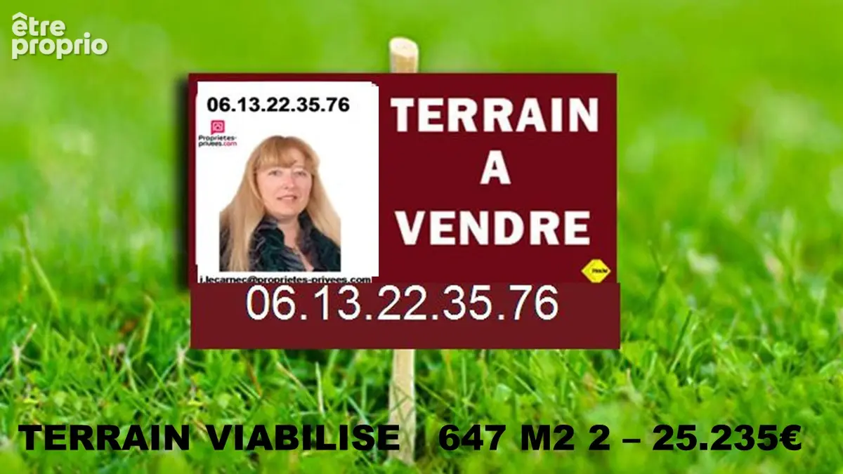 Terrain à LANVENEGEN