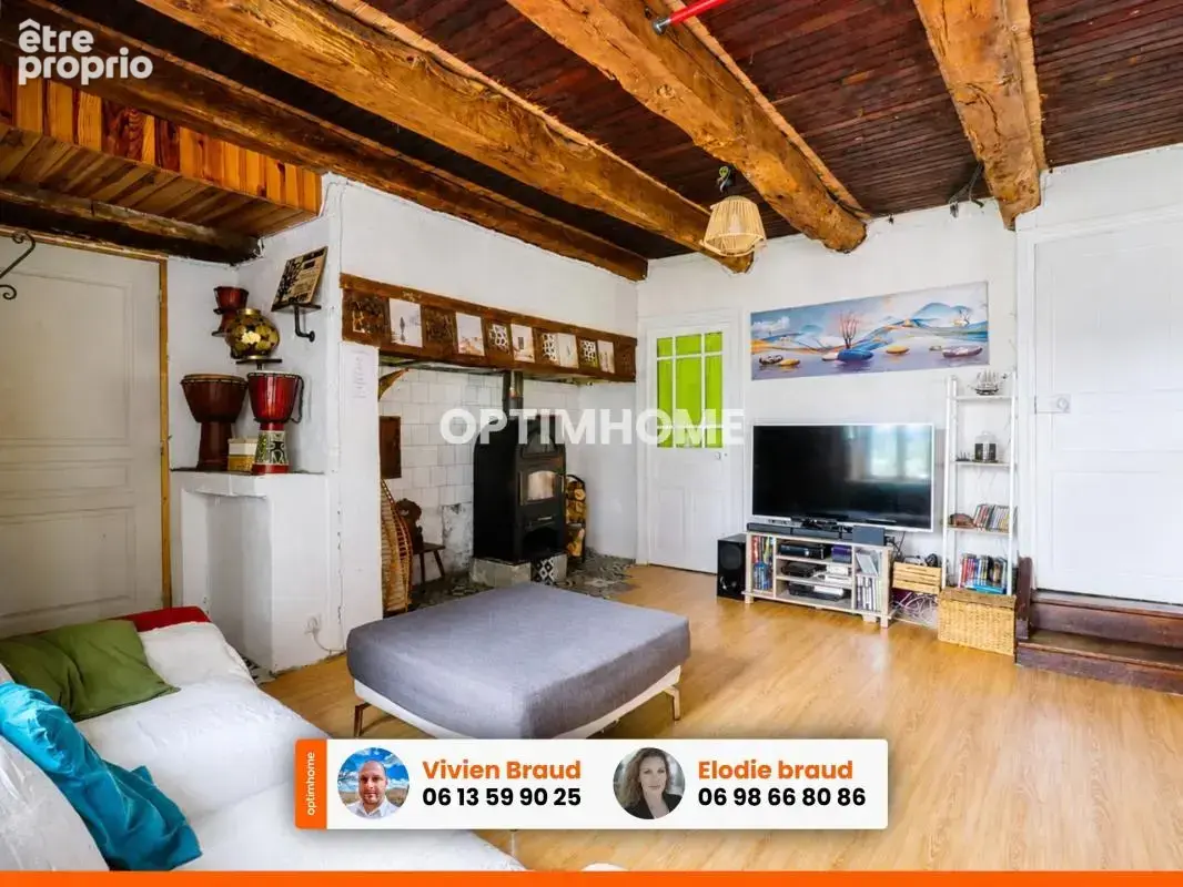 À VENDRE – Maison 4 pièces, 3 chambres avec grange, ancienne étable et terrain d’environ 1 hectare à Sauvat (Cantal) - photo 4