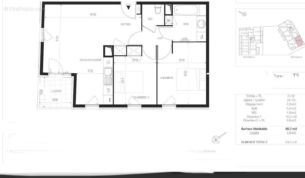 Appartement à MONTPELLIER