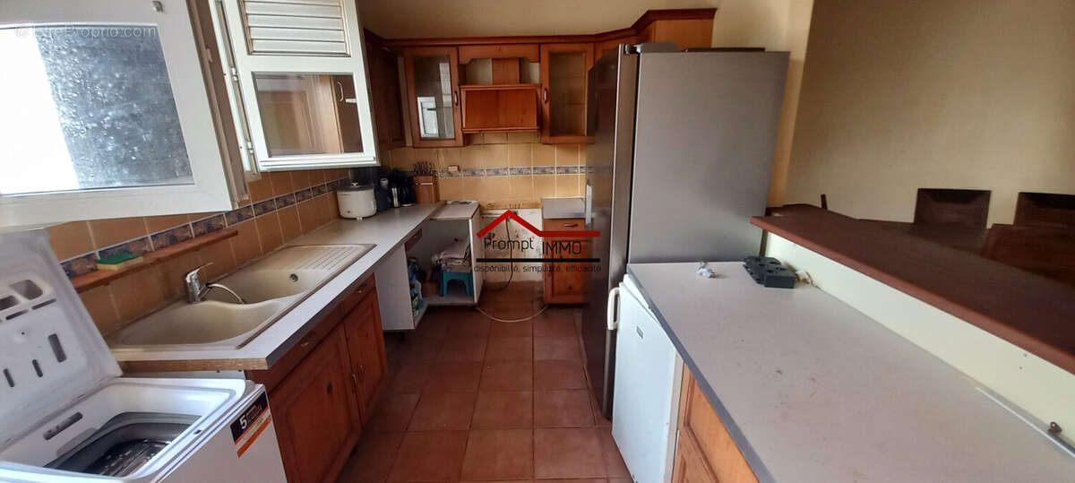 cuisine ouverte - Maison à CASE-PILOTE