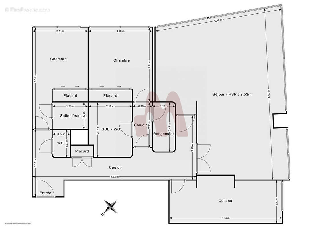 Appartement à PARIS-15E
