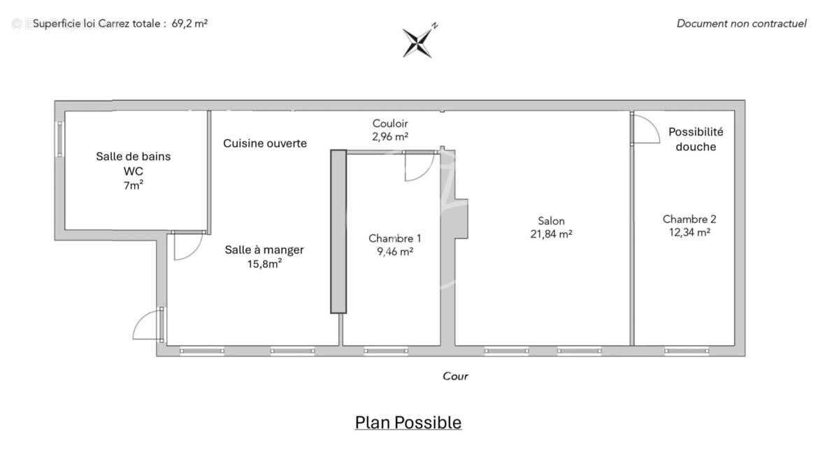 Appartement à PARIS-18E
