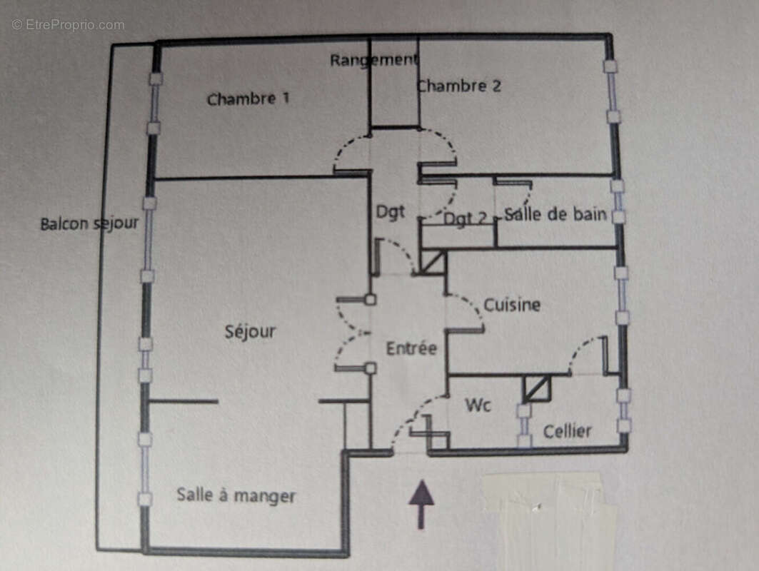 Saint priest centre : t4 de 77 m2 + cave + parking - photo 8