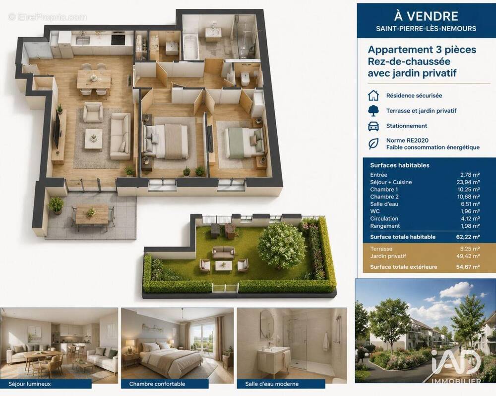 Photo 1 - Appartement à SAINT-PIERRE-LES-NEMOURS