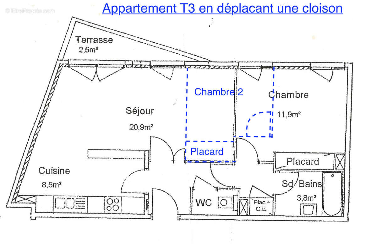 Appartement à CHATENAY-MALABRY