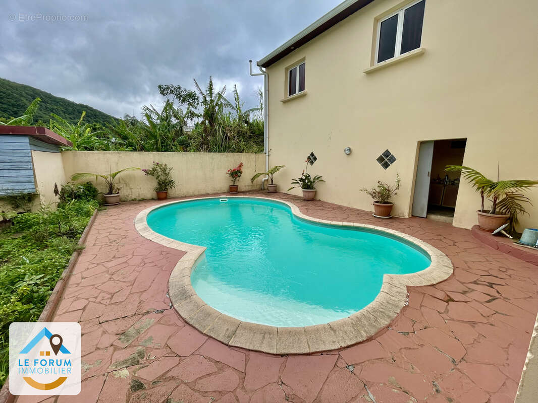 Saint joseph 97480 - grande maison - secteur calme - beaux volumes - vue montagne - piscine - photo 11